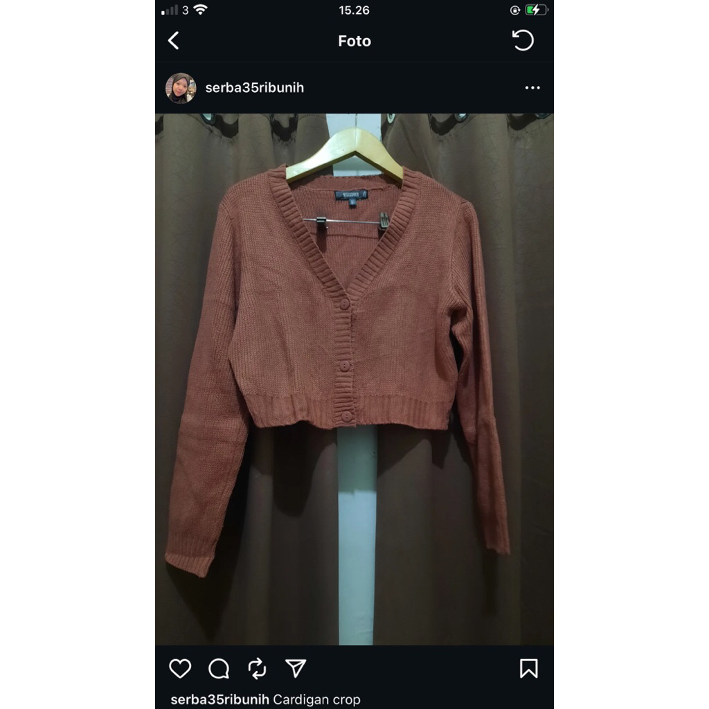 cardigan dusty pink tua