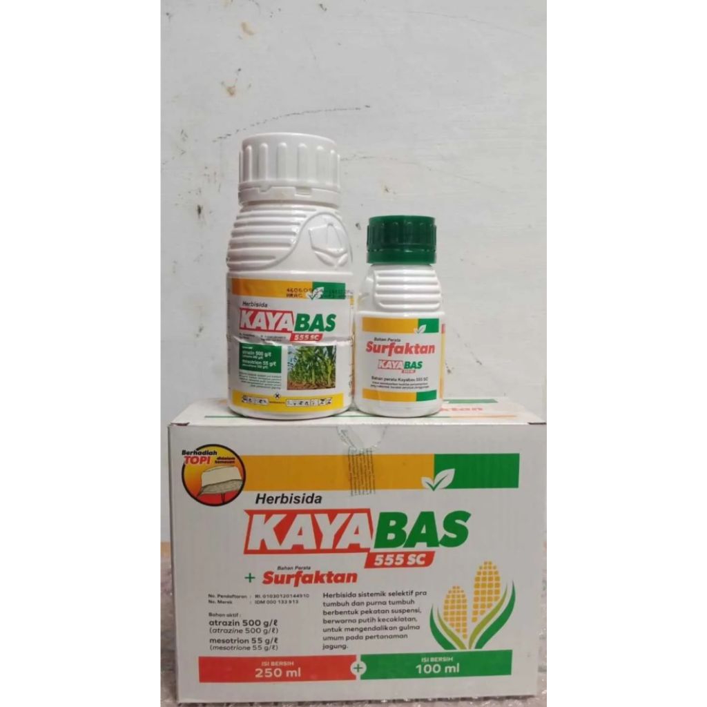 KAYABAS 555SC 250ml  obat rumput selektif jagung