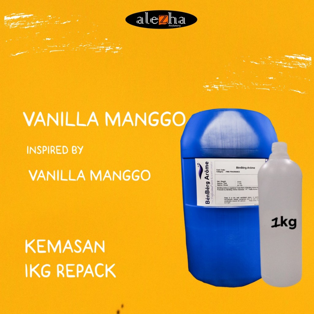 BIBIT PARFUM MURNI VANILLA MANGO (BENBERG) 1KG Repack