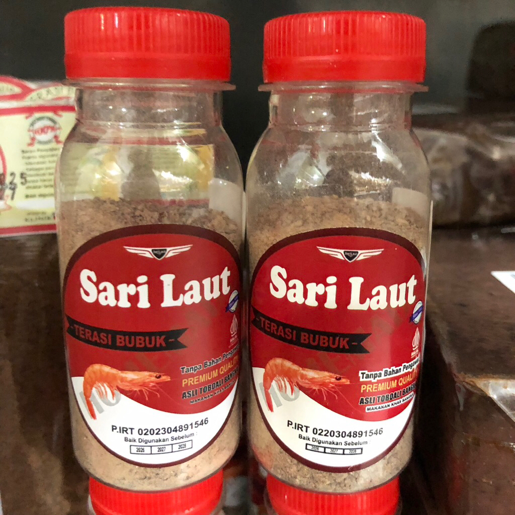 Terasi / Belacan Bubuk Bangka Super Cap Sari Laut - Snack Bangka - Makanan Bangka - Snack.Bangka - S
