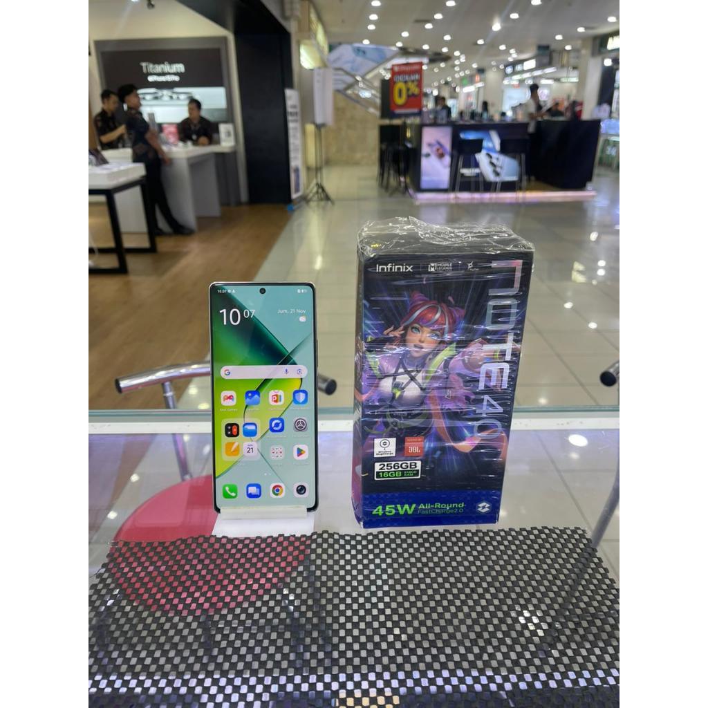 INFINIX NOTE 40 8/256GB SECOND SEKEN BEKAS RAM 8 INTERNAL 256