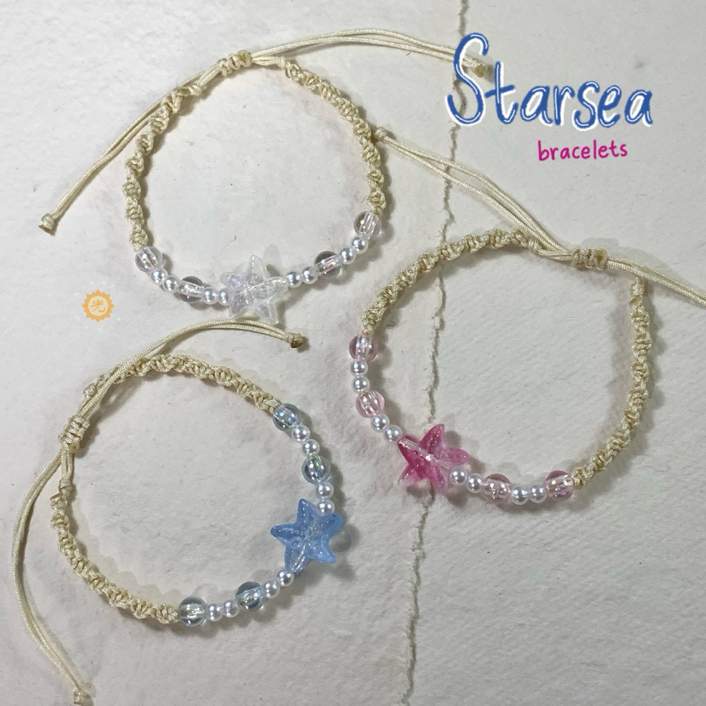 Starsea Bracelets | Gelang Bintang Laut | Gelang Tema Laut