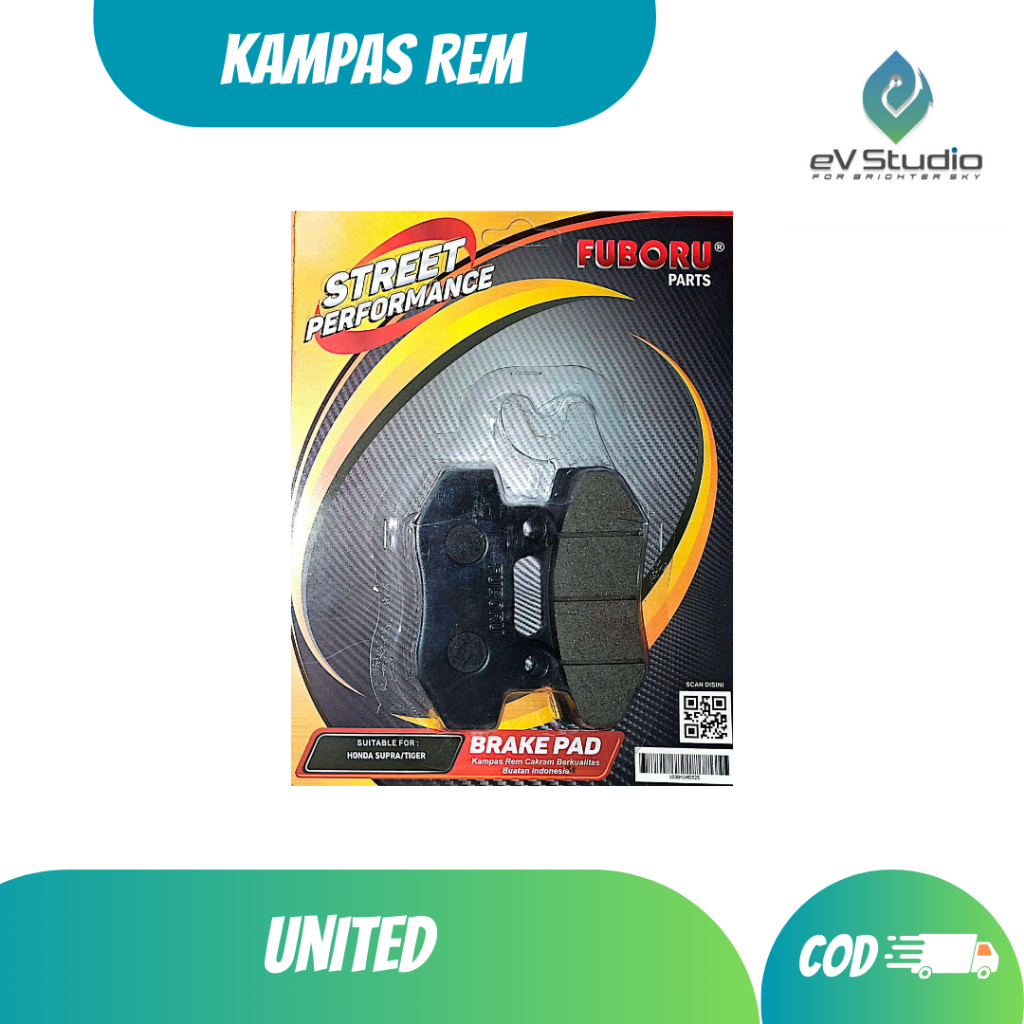 KAMPAS REM BELAKANG MOTOR LISTRIK UNITED