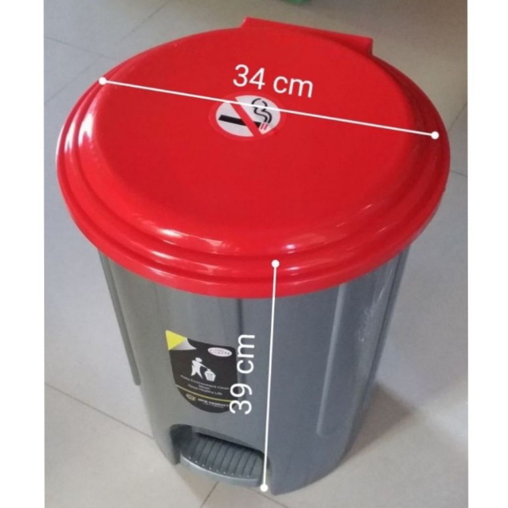 Kotak Sampah Injak | Tempat Sampah Injak Bulat