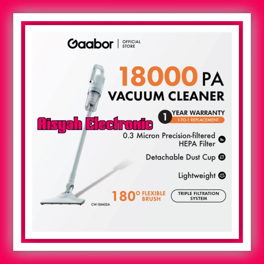 NEW VACUM CLEANER GAABOR CW-18M02A 3 IN 1 GARANSI RESMI