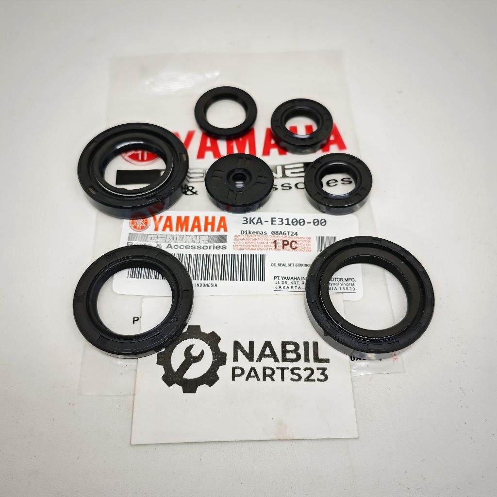 SEAL KOMPLIT 3KA SIL KUMPLIT COMPLIT YAMAHA RK KING NEW RX KING NEW ORIGINAL