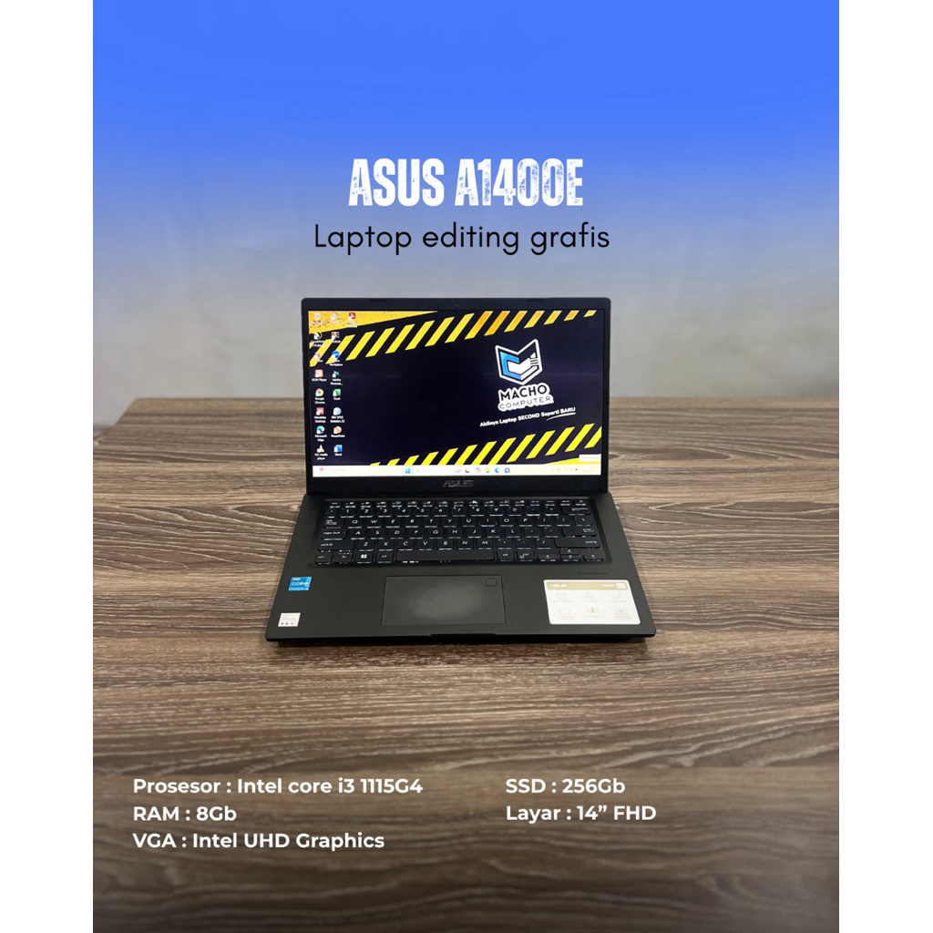 Asus A1400E intel core i3 1115G4