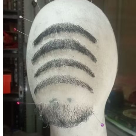 kumis hitam tipis dan cocok smua wajah