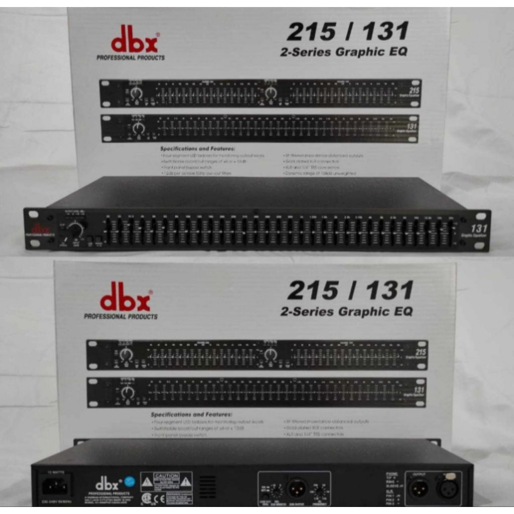 EQUALIZER DBX 215/131