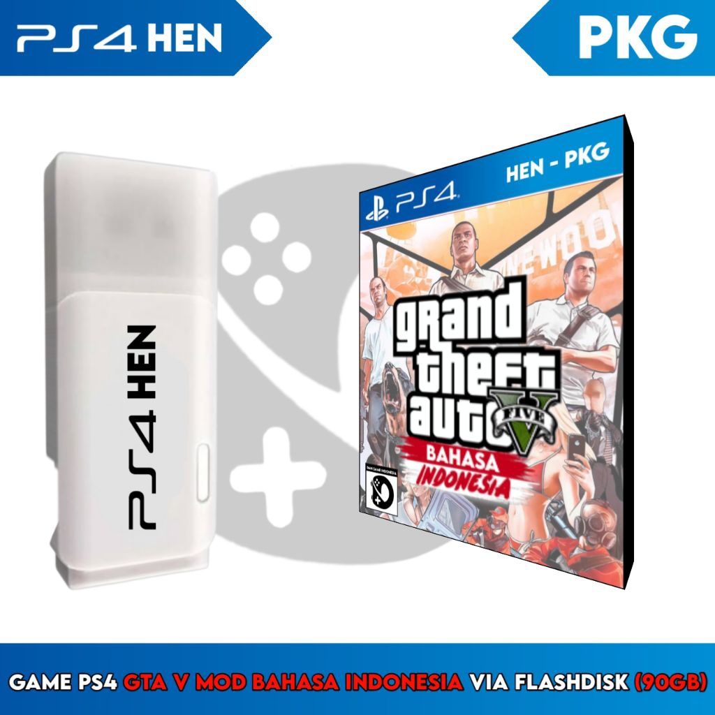 GTA V GTA 5 MOD Bahasa Indonesia untuk PS4 HEN
