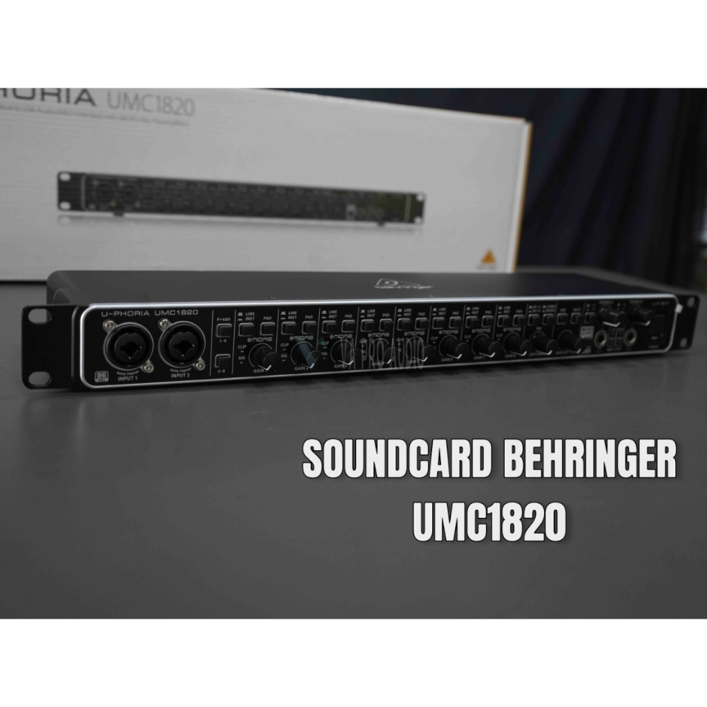 soundcard behringer umc 1820