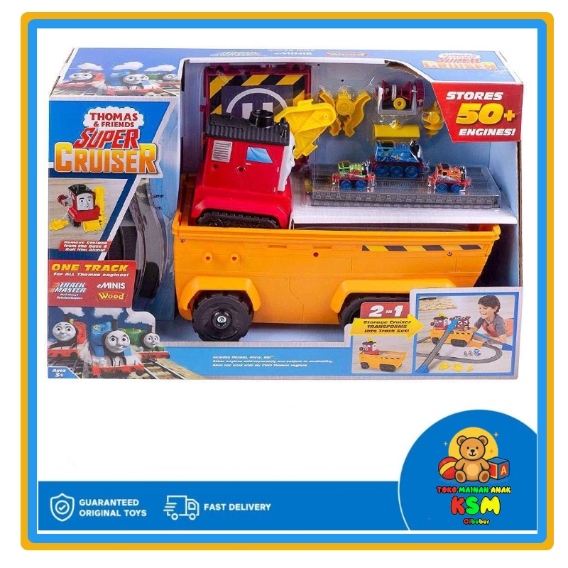 Thomas & Friends Super Cruiser 2-in-1 Playset GDV38 – Trackmaster & Minis