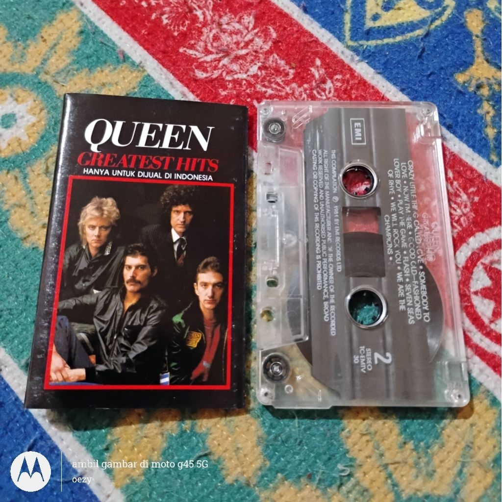 Kaset pita Queen - greatest hits