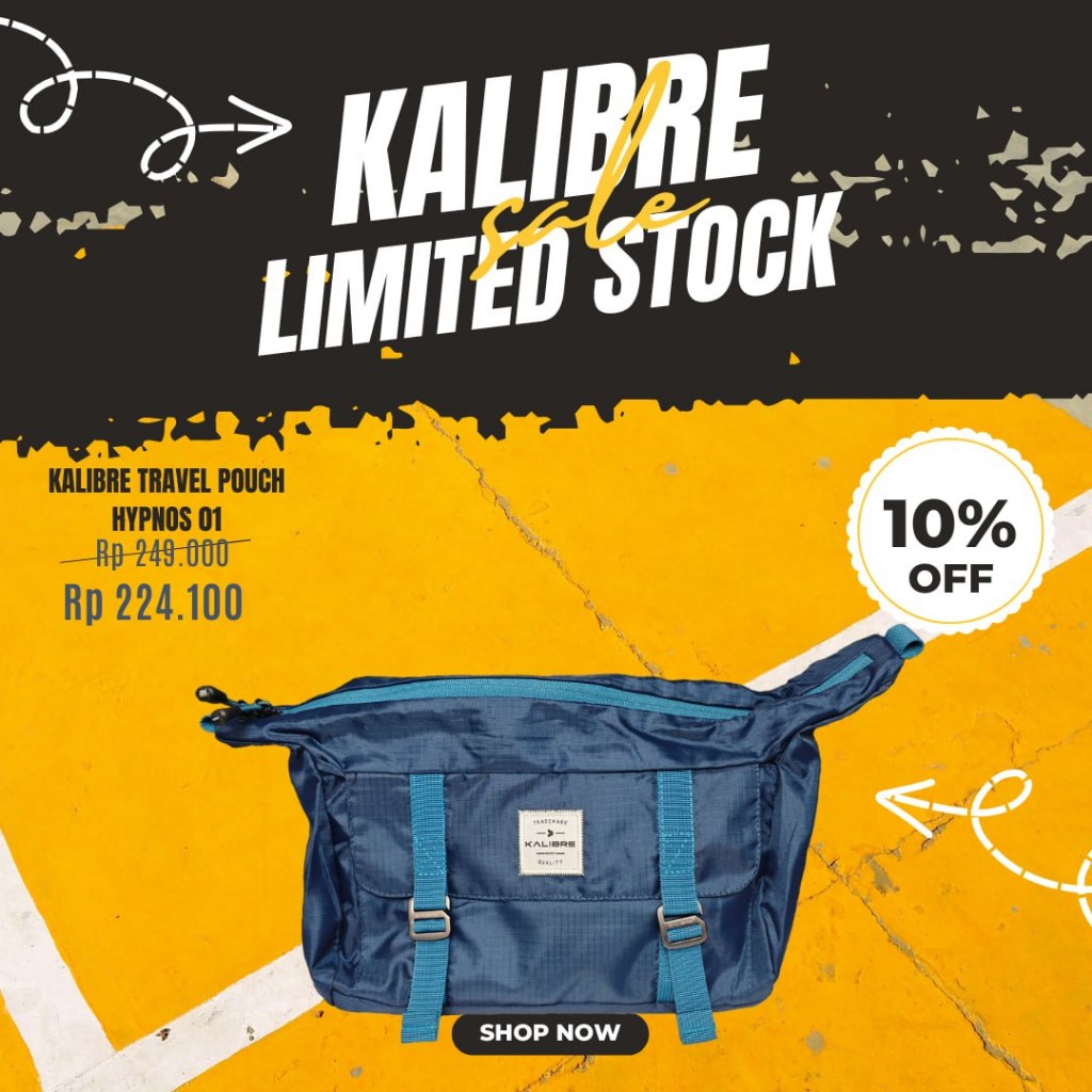 Tas Selempang Kalibre Travel Pouch Hypnos 01 3L 920772432