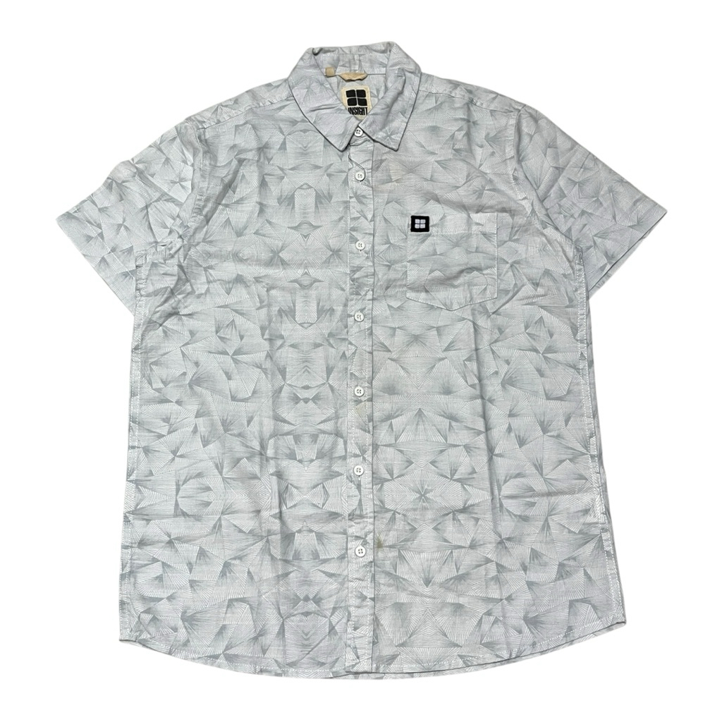 Kemeja Insight Original Pria Geomeca Shirt White