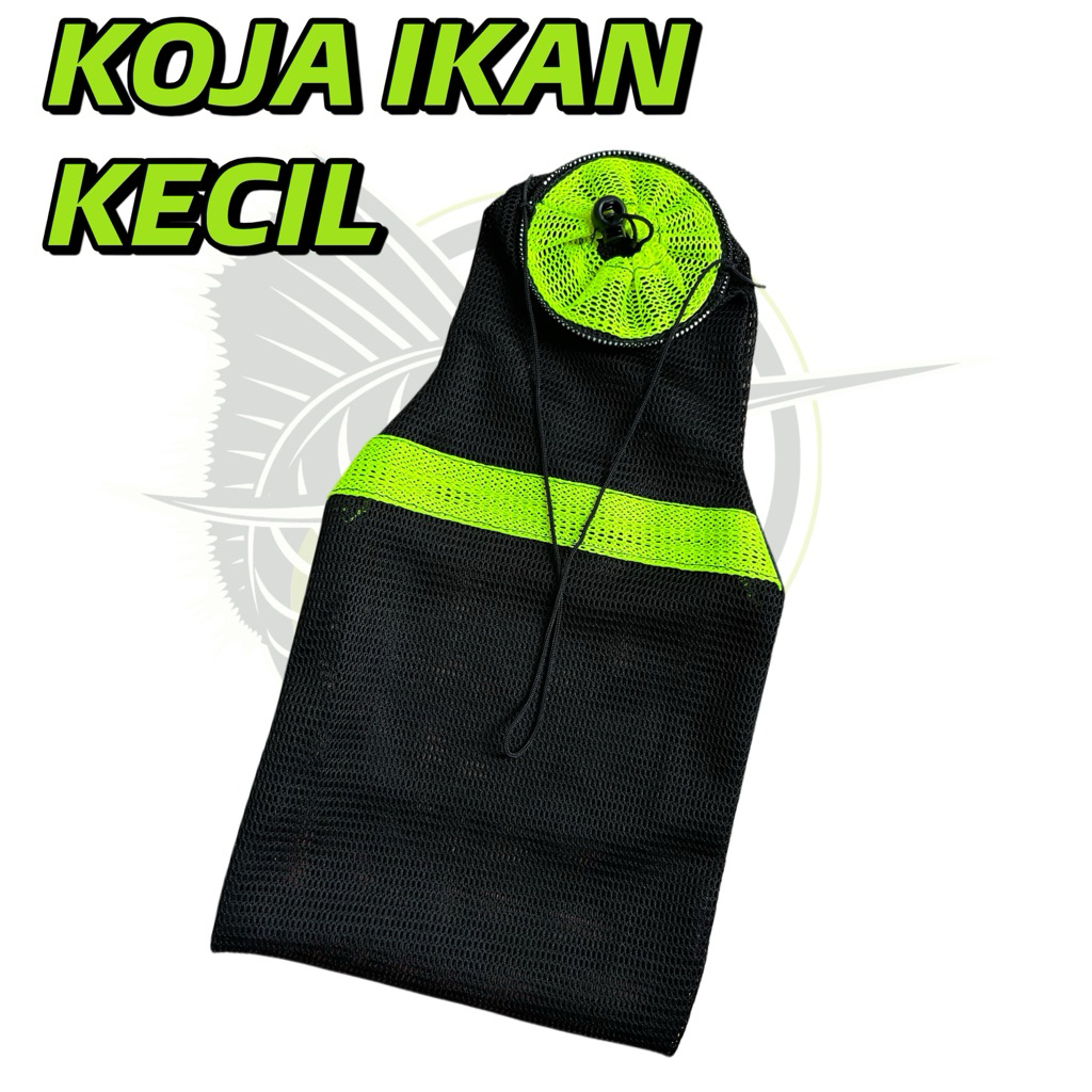 Koja wader - koja ikan - tempat ikan mini - koja ikan kecil tali serut - jaring ikan