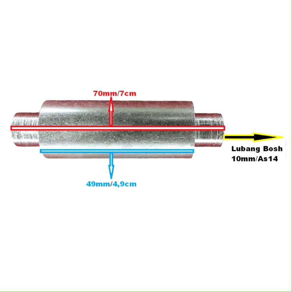 As 10mm/Bosh Tromol Depan Supra X 125 Megapro GL Beat Supra Vixion Old/Bearing 6201/6301/Bosh Tromol