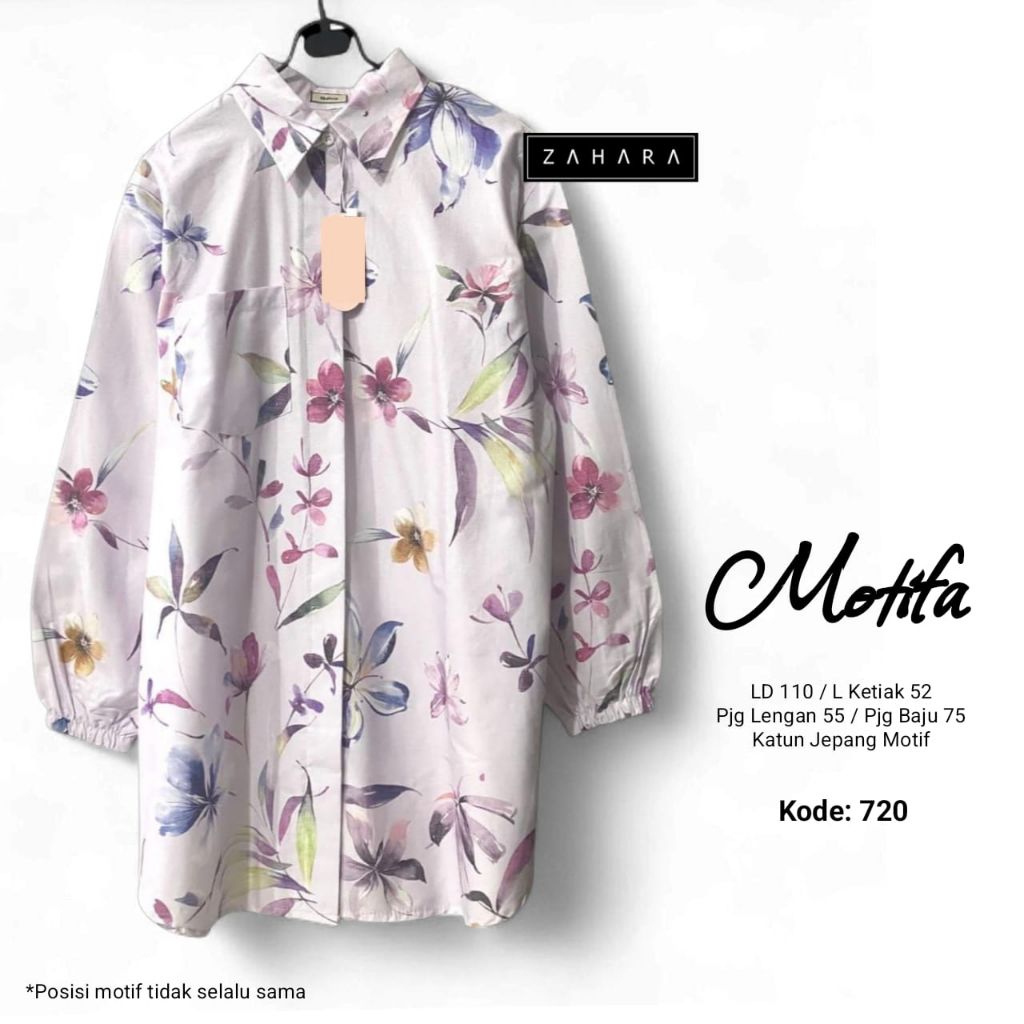 motifa series blouse by zahara || katun jepang motif ld110
