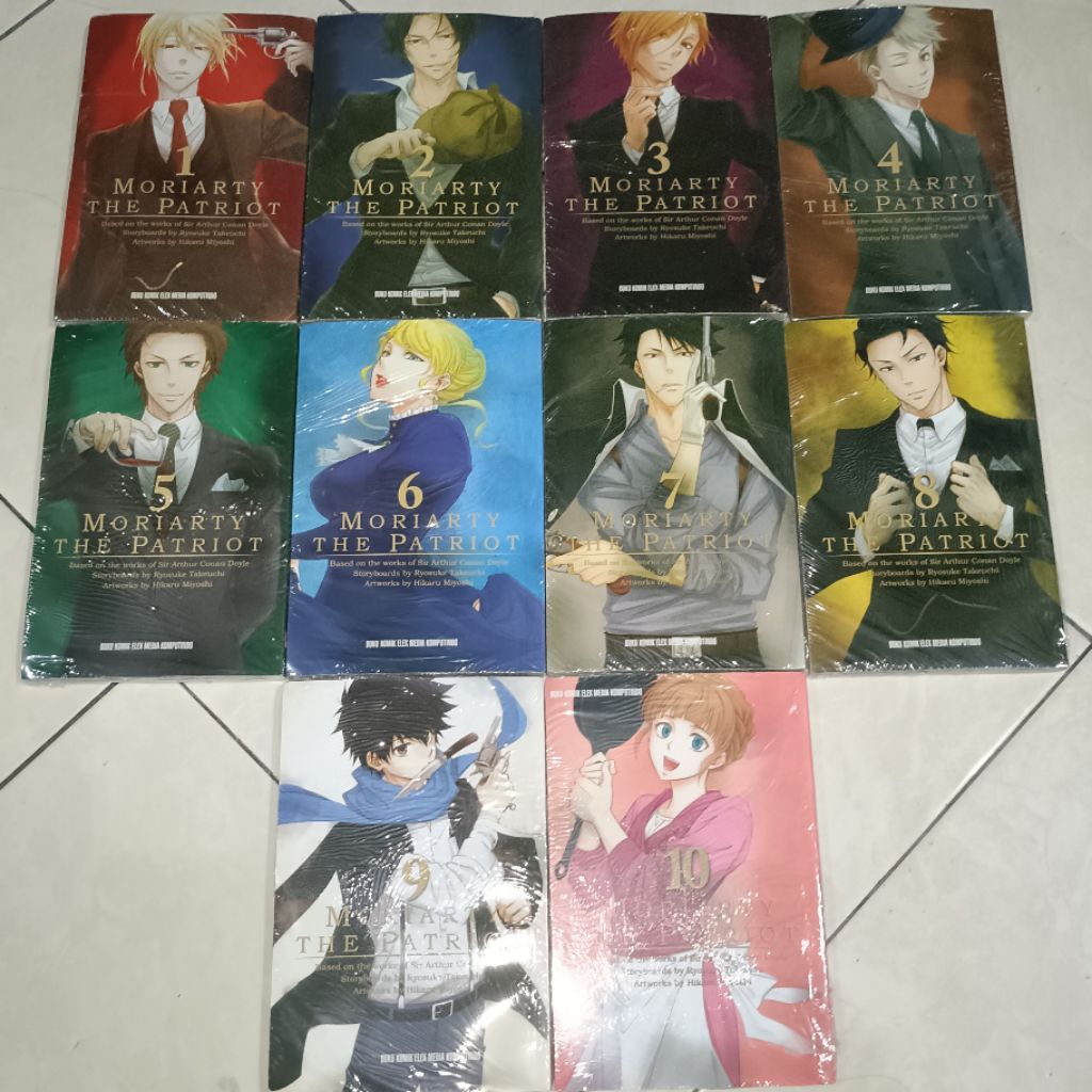 komik Moriarty the patriot set vol 1-19 original