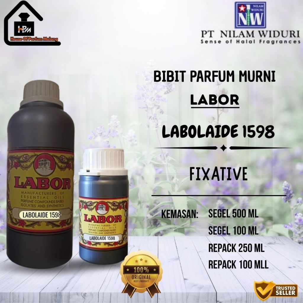 Bibit Parfum Fixative Labolaide 1598 Labor Original | Fixative Parfum Tahan Lama | PT Nilam Widuri |