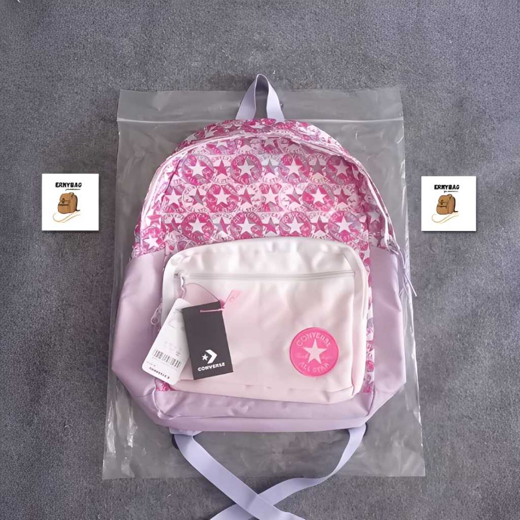 Tas Converse Basic Go Backpack Pink Star