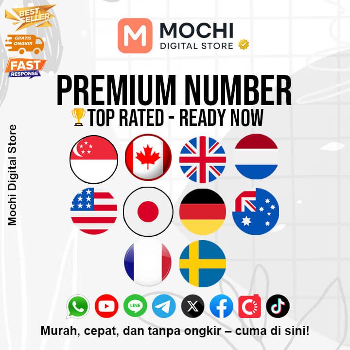 Nomor Virtual Luar Negeri Premium – Negara Pilihan & Siap Pakai untuk WA