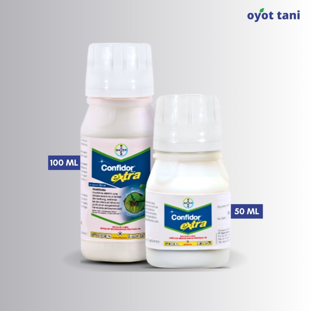 Confidor Extra 350SC 50 ml & 100 ml (Original) | Insektisida Sistemik, Racun Kontak & Lambung Bahan 