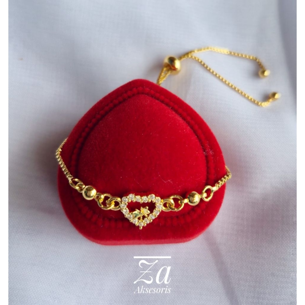 Gelang Tangan Serut Xuping Gold Anak-anak/Dewasa Lapis Emas