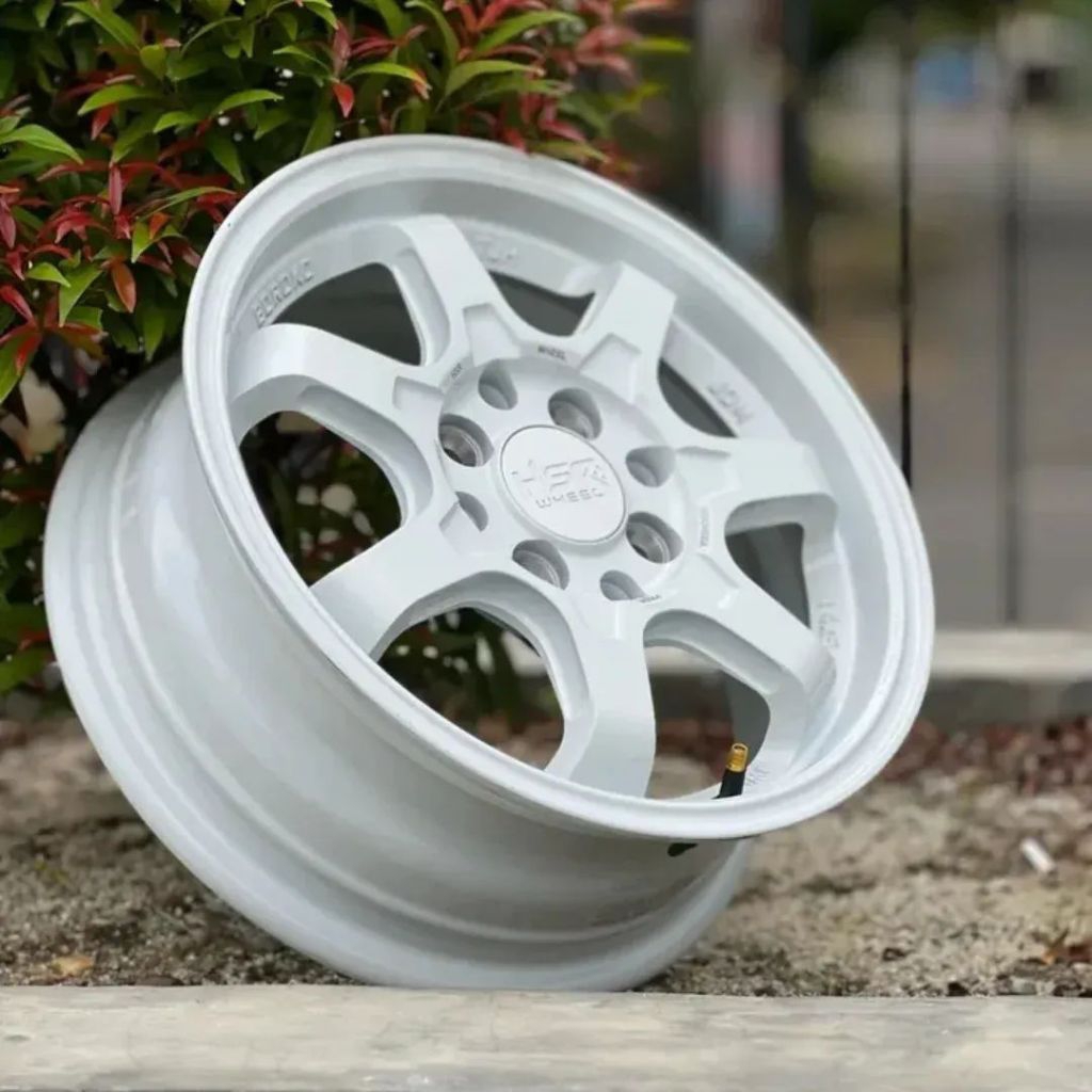 PROMO MURAH VELG HSR BOROKO TJH R14 PUTIH