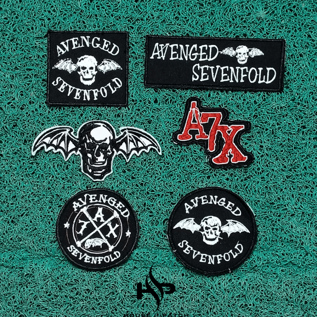 PATCH BORDIR EMBLEM BORDIR PATCH MUSIK BAND AVENGED A7x
