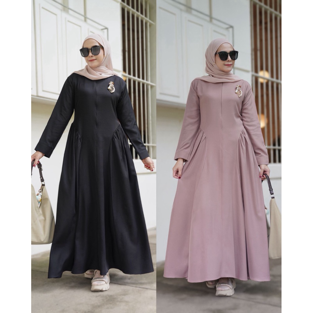maxy gamis katun poplin by gyl