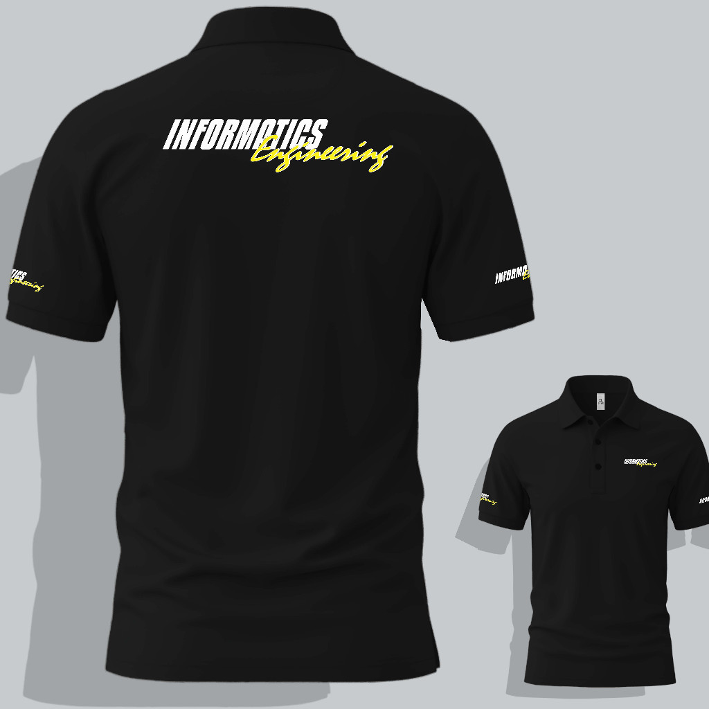 Kaos Polo Lengan Pendek Informatics Engineering | Kaos Polo Informatika