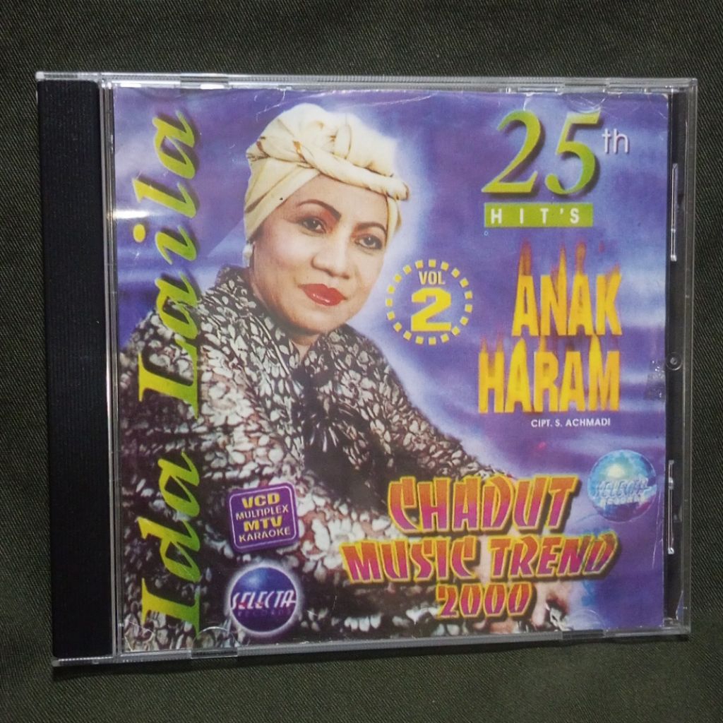VCD Karaoke Dangdut Cha Cha Ida Laila Tahun 2000 Vol 2