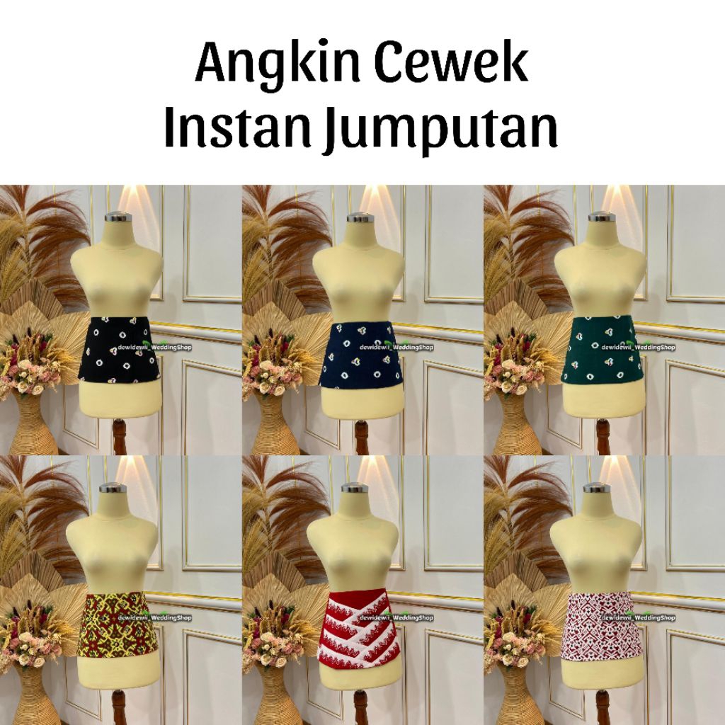 Angkin Jumputan/ Angkin Instan (Standar - JUMBO)