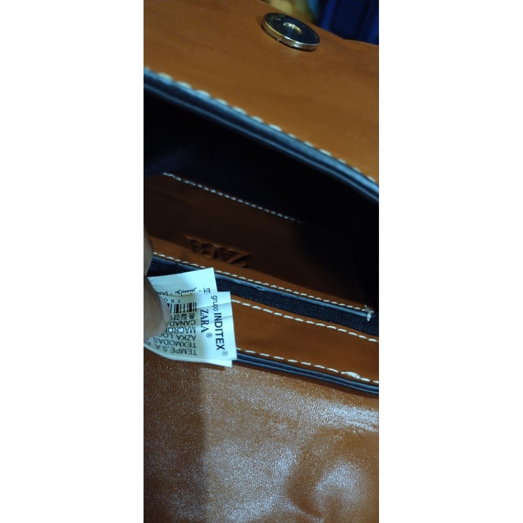 Tas Wanita Pernah Baru PL Branded Kulit Mix Kanvas