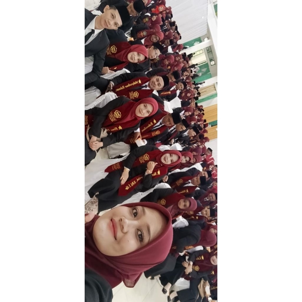 Selempang wisuda kalung ( express ) Bahan bludru pilihan Tebal lembut dan tidak kaku