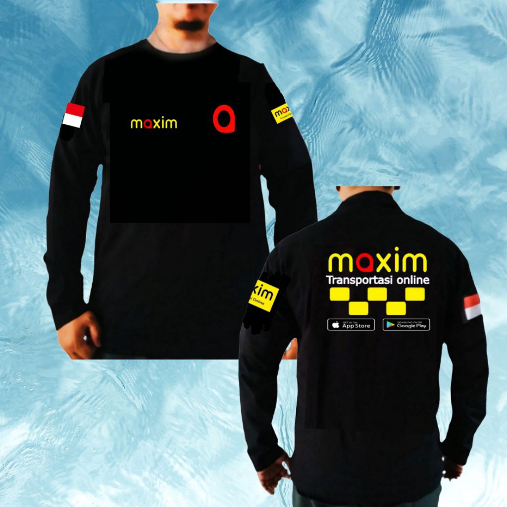Baju kaos sablon DTF ojek online maxim transportasi online