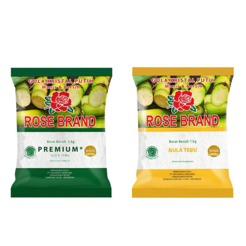 Gula Rose Brand 1 kg / Gula Rose Brand Kuning / Gula pasir /Gula Tebu
