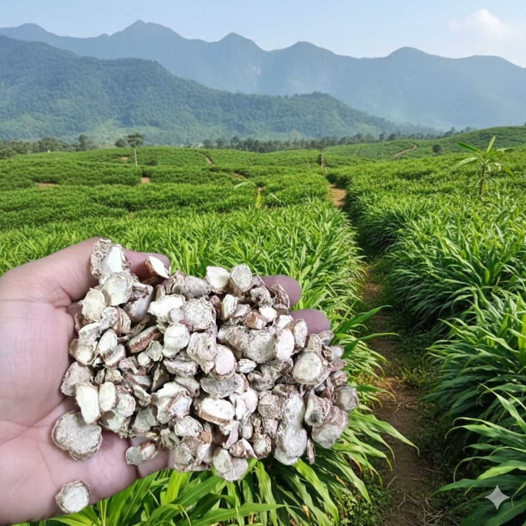 kencur kering suda di iris gread A,herbal alami  kualitas super