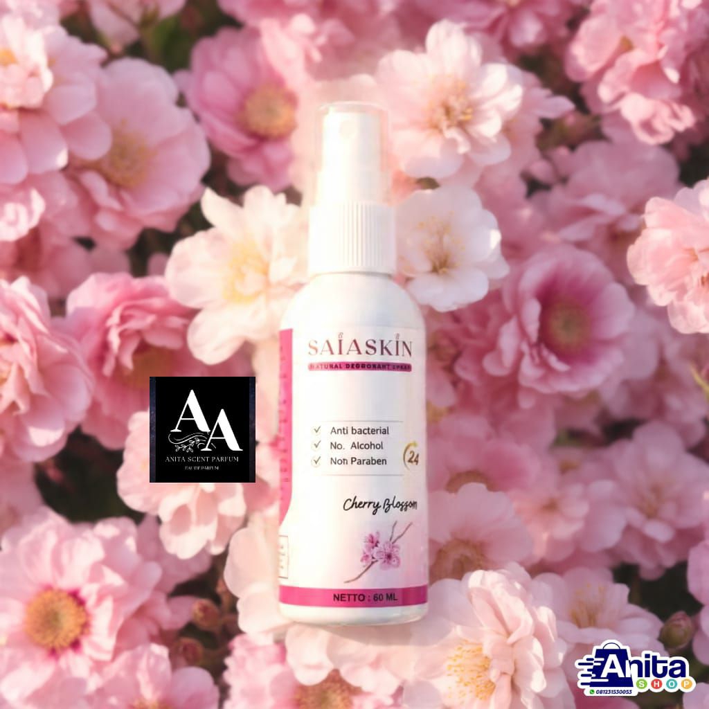 Saia skin Deodorant Spray Cherry Blossom BPOM