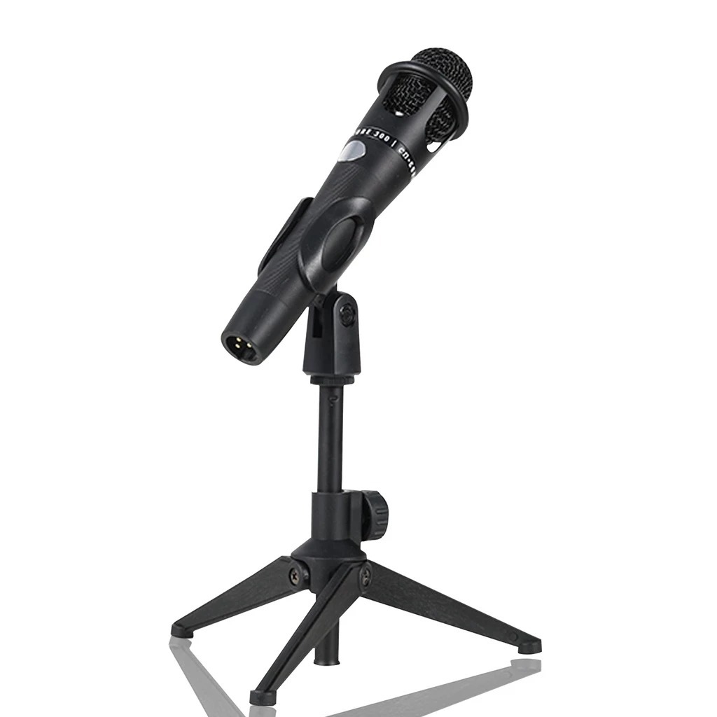 Onesos Microphone Stand / Holder Mic Karaoke Meja Stand Mic Meja Holder Podcast