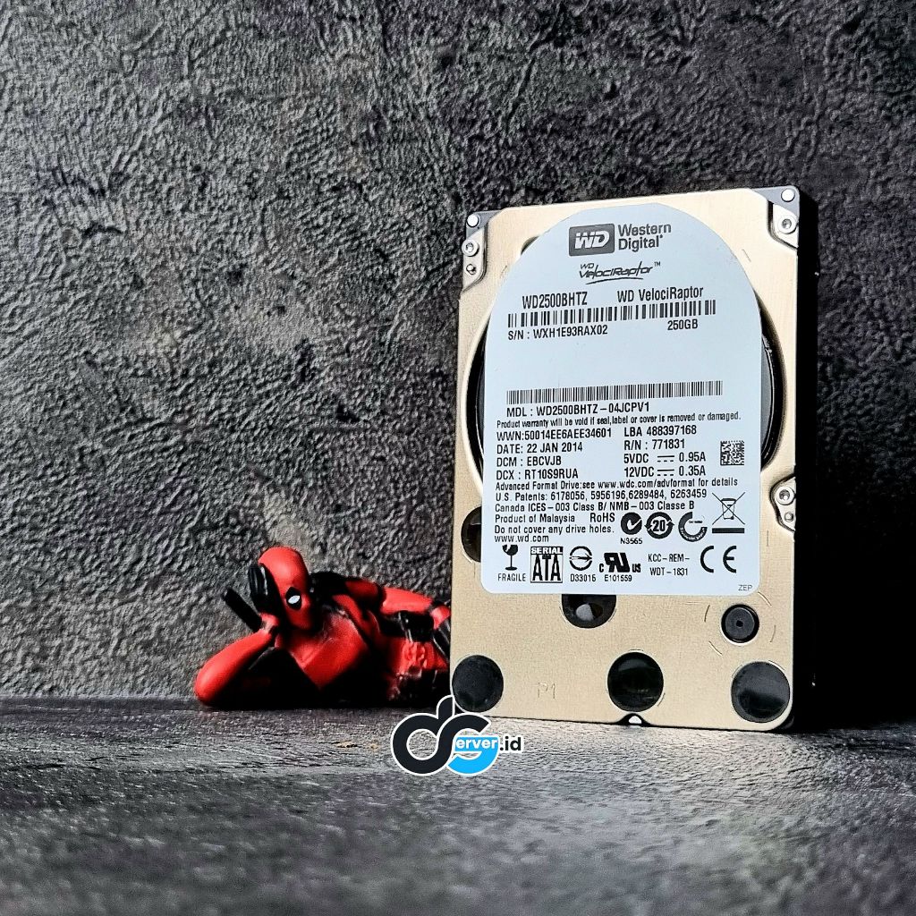 HDD WD VelociRaptor 250GB sata 2.5Inch 6Gb/s WD2500BHTZ
