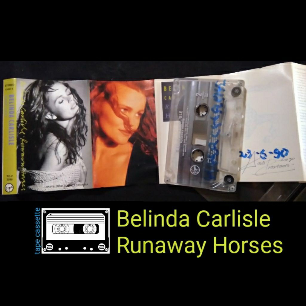 kaset tape pita jadul BELINDA CARLISLE Runaway Horses