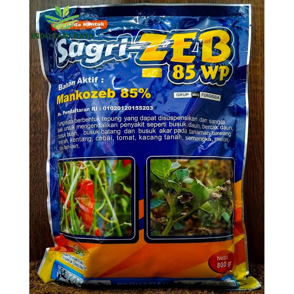 SAGRI ZEB BIRU 85WP 800 GR (FUNGISIDA)