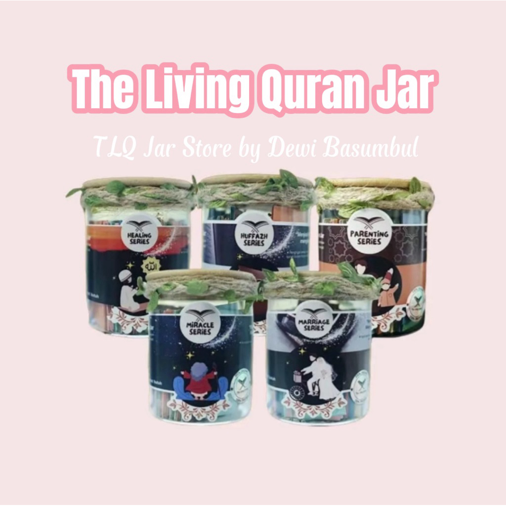 Paket The Living Quran TLQ jar dan jurnal islami Miracle Healing Parenting Marriage Huffaz