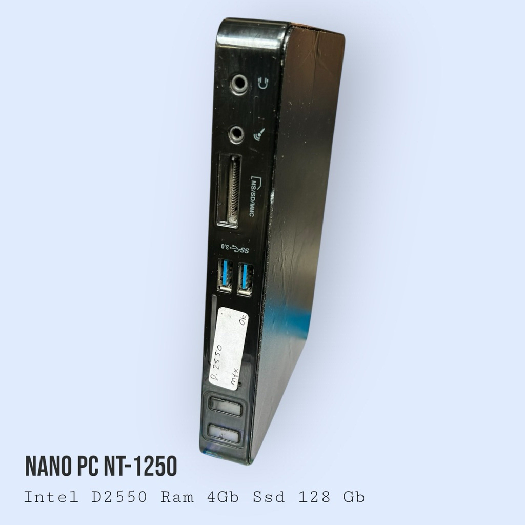 Nano PC NT 1250 Intel D2550 RAM 4GB SSD 128GB Bekas Normal