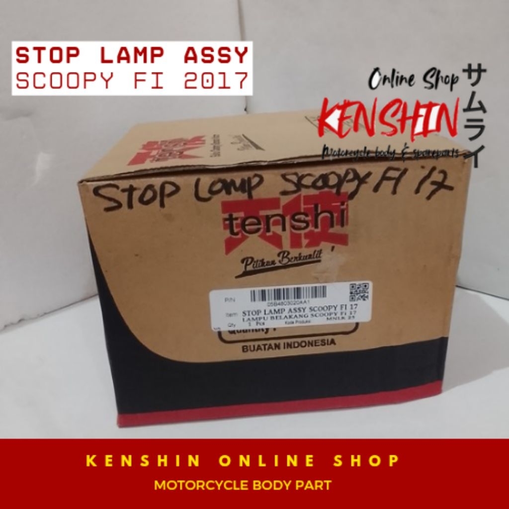 Stop lamp Assy Scoopy fi 2017-2019 TENSHI.