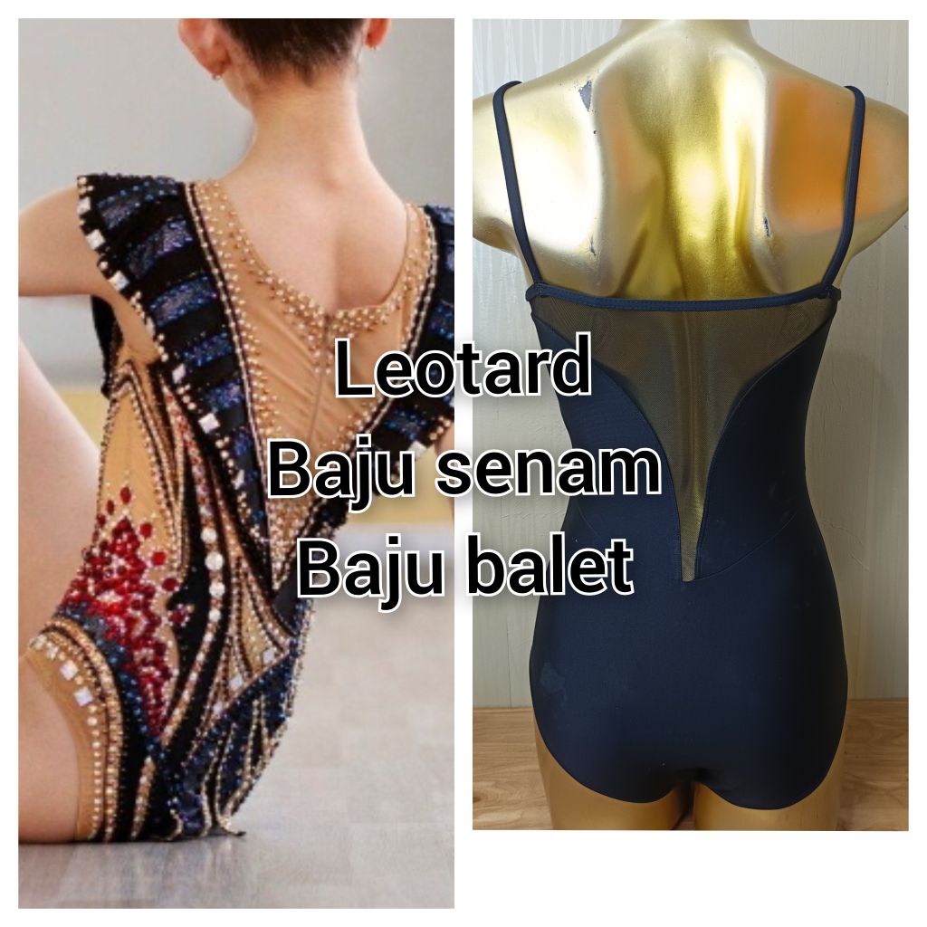 Baju Senam, Gymnastic wear, Baju balet, Leotard