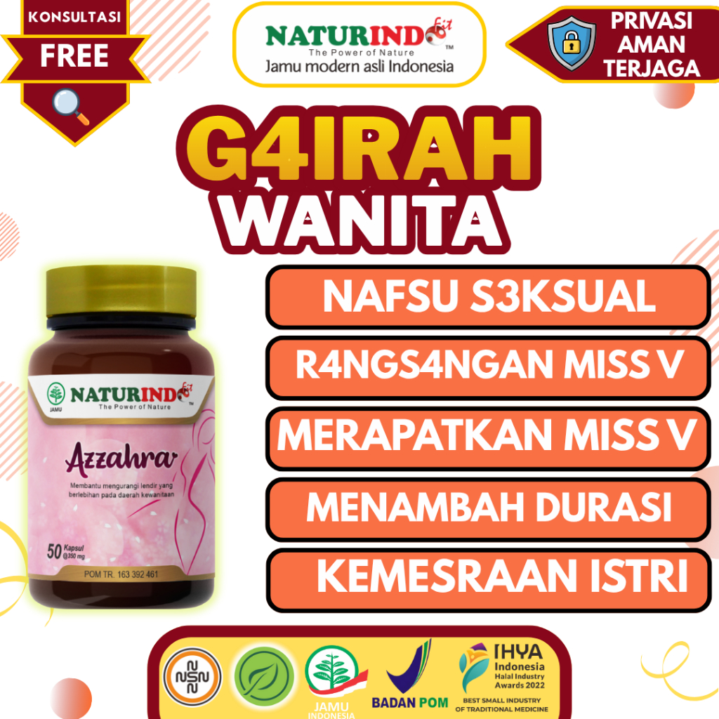 Herbal Gairah Wanita Penunjang Durasi Lama Kemesraan Istri Stamina Wanita AZZAHRA