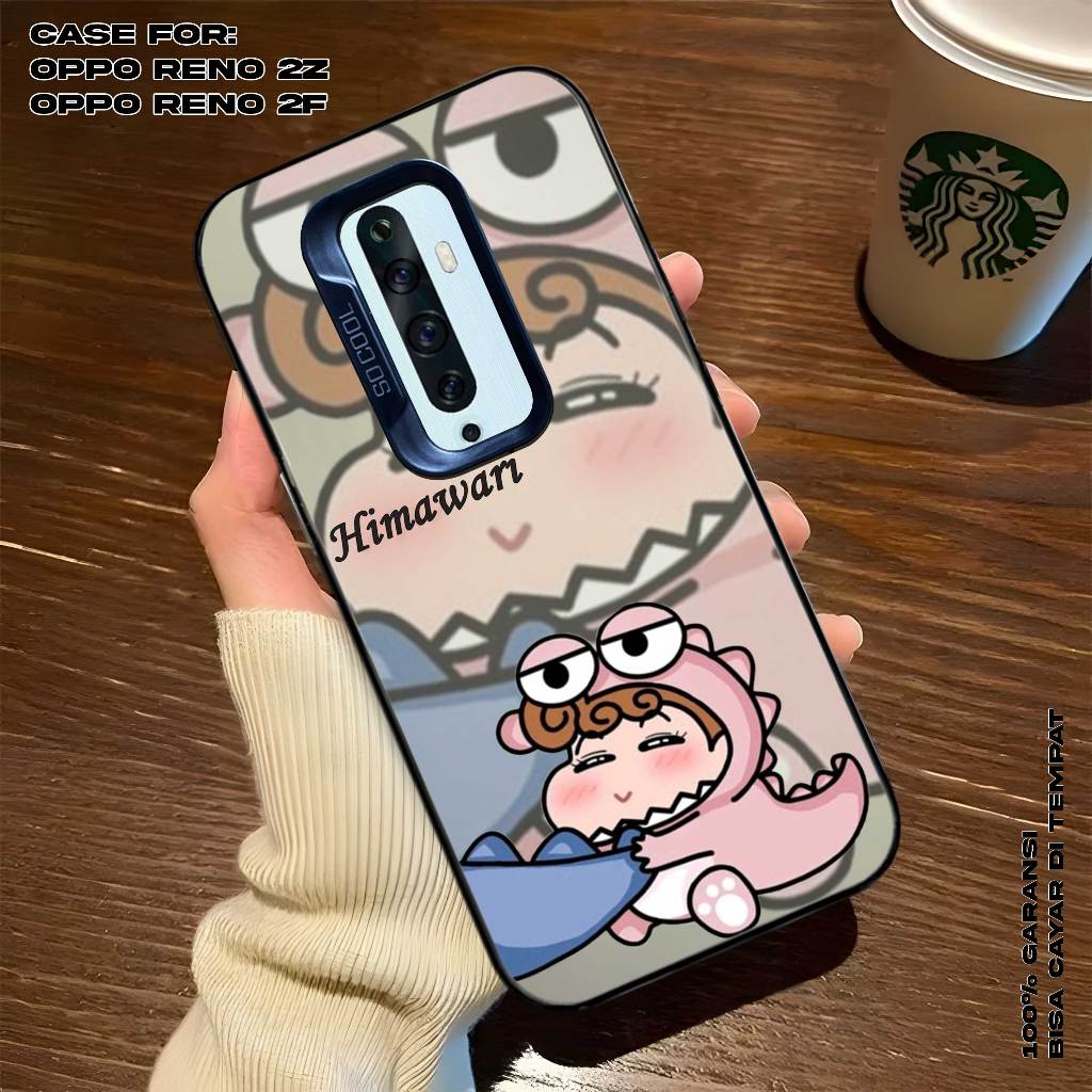 Case OPPO RENO 2Z - RENO 2F - Casing Tecno Premium Matte Hard Casing - Case IMD - Case Hologram Moti